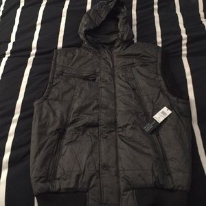 Truth substance vest with hoodie.